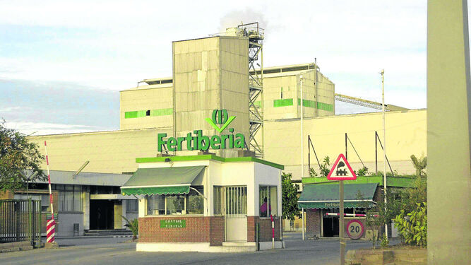 Instalaciones de Fertiberia en Huelva.