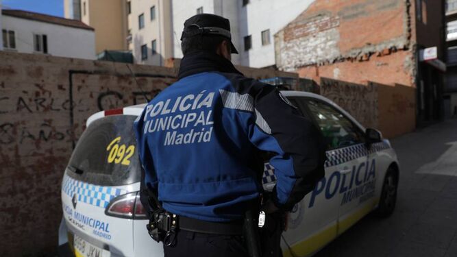 Un agente de la Policía Municipal de Madrid.