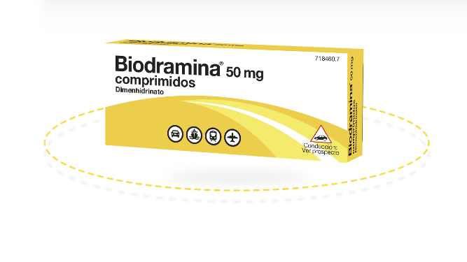 Los comprimidos de Biodramina no es la única forma en la que se presenta este medicamento