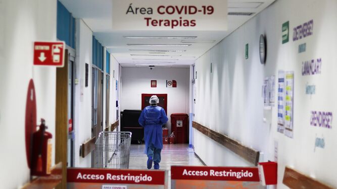 Área Covid de un hospital.