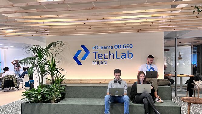 Centro de innovación de eDremas Odigeo en Milán.