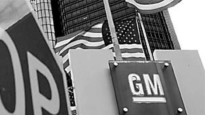 Sede central de General  Motors, localizada en el Centro Renacimiento, en Detroit, Michigan, Estados Unidos.
