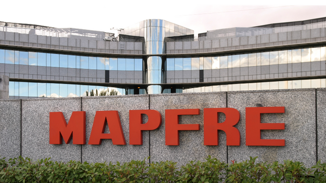 Logo de Mapfre en uno de sus edificios.