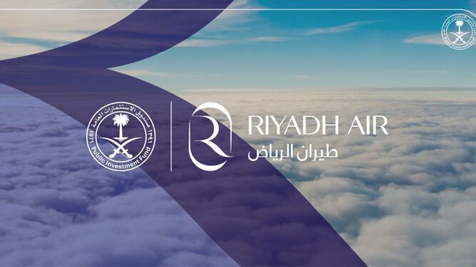 Logotipo de Riyadh Air.