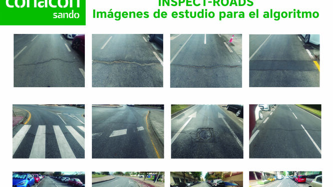Imágenes de estudio para el algoritmo "Inspect roads" de Conacon Sando.