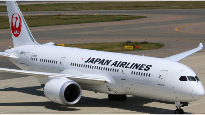 Avión de Japan Airlines.