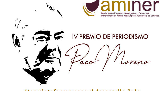 Cartel de la convocatoria del IV Premio de periodismo "Paco Moreno".