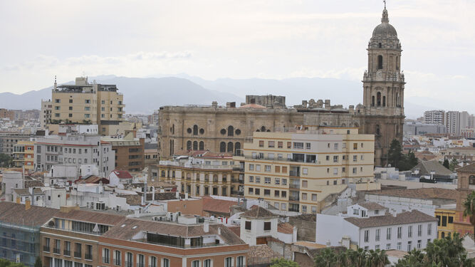 Vista del Centro de Málaga