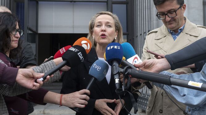 Nadia Calviño espera que los españoles apoyen “masivamente” la acción del Gobierno el 23J