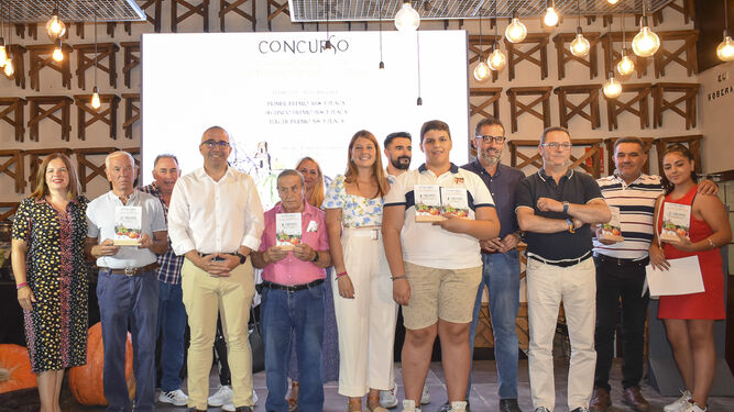 Ganadores del concurso de sandías, uvas y calabazas de Los Palacios