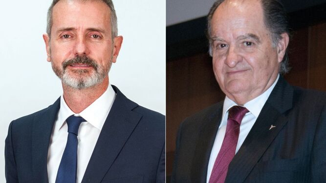 Marc Murtra, presidente de Indra, y José María Serra Farré, presidente de Grupo Catalana Occidente