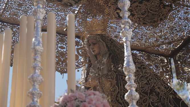 La Virgen del Patrocinio el pasado Viernes Santo