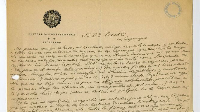 Salen a la luz en Dinamarca las cartas de Unamuno que atestiguan su pasión por Kierkegaard