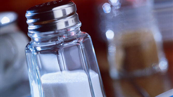 Aunque puede estar presente en otros condimentos, la fuente principal de sodio en la dieta es la sal de mesa.
