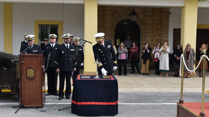 Fernando Poole Quintana jura su cargo como Almirante Segundo Jefe del Arsenal de Cádiz.