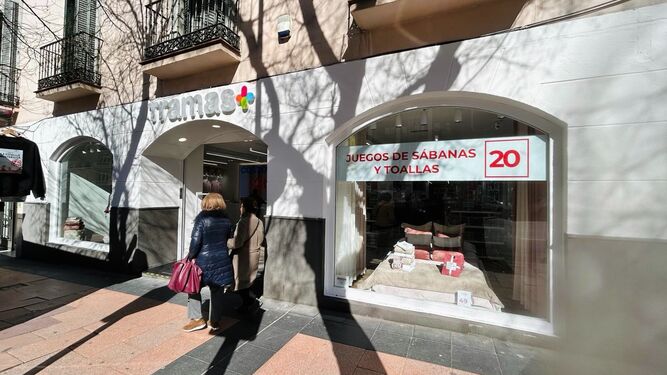 Tienda de Tramas en la calle Goya.