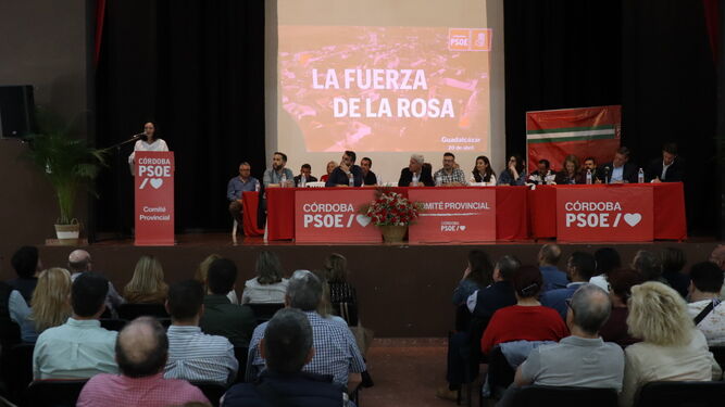 Comité Provincial del PSOE de Córdoba celebrado en Guadalcázar.