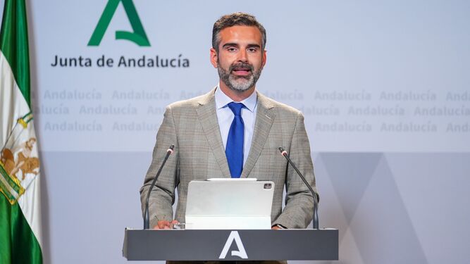 El consejero portavoz de la Junta de Andalucía, Ramón Fernández Pacheco.