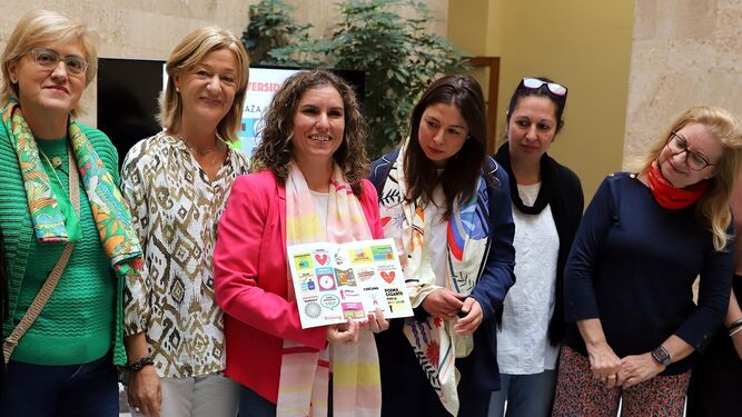 Imagen de la presentación del Día de la Diversidad Cultural en el Ayuntamiento de Jerez